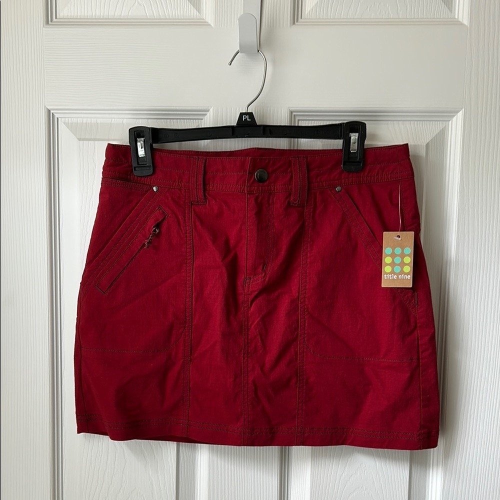 Title nine Red Pencil Mini Skirt for Casual Wear